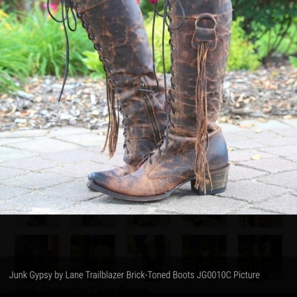 Junk Gypsy Knee High Lace Boots - Picture 2 of 6